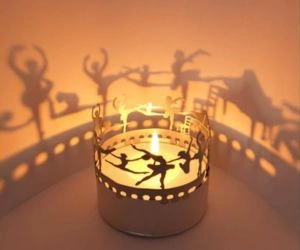 Shadow Art Candleholder