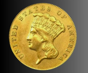 1870 Indian Princess Head Gold $3 - $6.6 Million