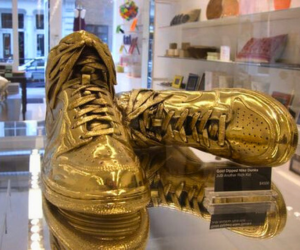 Gold Dipped Nike Dunks