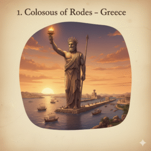 1. Colossus of Rhodes – Greece