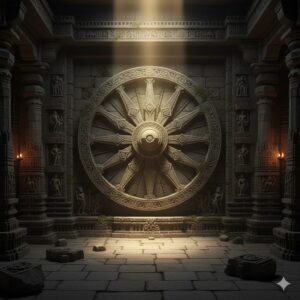 “Ancient Indian scholars like Chanakya, Sushruta, Aryabhata studying manuscripts, scholarly environment, realistic illustration”