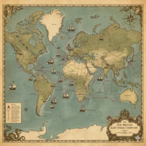 British East India Company controlling global trade routes